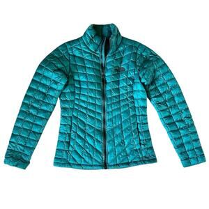 The North Face Women’s Thermaball teal Puffer Jacket x-small